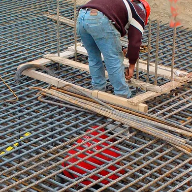 Obra en ejecución de la constructora H2T